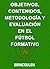 Objetivos, contenidos, metodología y evaluación en el fútbol formativo (Spanish Edition)