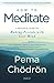 How to Meditate by Pema Chödrön