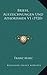 Briefe, Aufzeichnungen Und Aphorismen V1 (1920) (German Edition)