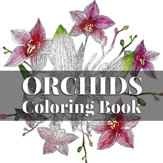 Orchids Coloring Book (Paperback)