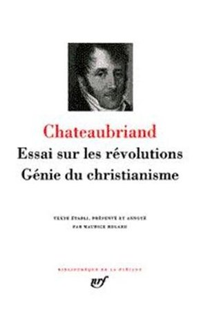 Essai sur les révolutions; Génie du Christianisme (Hardcover)