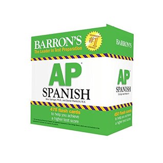 AP Spanish Flashcards, Second Edition: Up-to-Date Review and Practice + Sorting Ring for Custom Study (Cards)