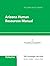 Arizona Human Resources Manual by David A. Selden