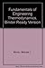 Fundamentals of Engineering Thermodynamics