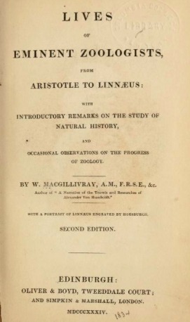 Lives of Eminent Zoologists, from Aristotle to Linnæus with Introductory remarks on the Study of Natural History (Kindle Edition)