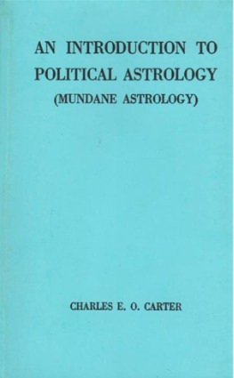 An Introduction to Political Astrology