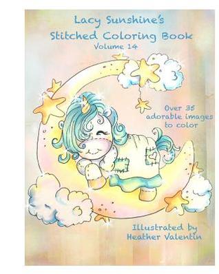 Lacy Sunshine's Stitched Coloring Book Volume 14 (Lacy Sunshine's Coloring Books)