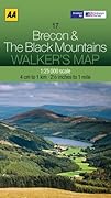 AA Walker's Map Brecon & The Black Mountains