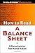 How to Read A Balance Sheet