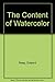 The Content of Watercolor