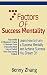 7 Factors of Success Mentality: Learn How to Form a Success Mentality and Achieve Success You Dream Of