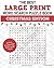 The Best Large Print Christmas Word Search Puzzle Book by Puzzle Masters