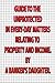 Guide to the Unprotected in Every-day Matters Relating to Property and Income