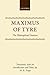 Maximus of Tyre by Maximus of Tyre