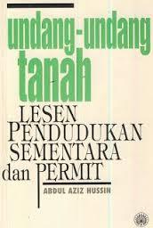 Undang-undang tanah: Lesen pendudukan sementara dan permit