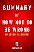 Summary of How Not To Be Wrong: by Jordan Ellenberg | Includes Analysis