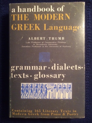 a Handbook of the Modern Greek Language (Hardcover)
