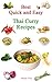 Best Quick and Easy Thai Curry Recipes: Best Quick and Easy Thai Curry Recipes