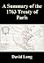A Summary of the 1763 Treaty of Paris