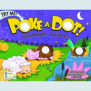 Poke-a-Dot: Goodnight, Animals (Board book)