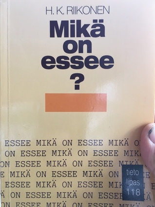 Mikä on essee?