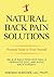 Natural Back Pain Solutions...