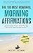 Affirmation | The 100 Most Powerful Morning Affirmations | 2 Amazing Affirmative Books Included for the Law of Attraction & for Massive Success: Jumpstart ... (100 Most Powerful Affirmations Book 23)