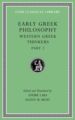 Early Greek Philosophy, Volume V: Western Greek Thinkers, Part 2 (Hardcover)