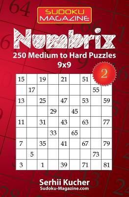Numbrix - 250 Medium to Hard Puzzles 9x9