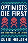 Optimists Die First Book cover for Optimists Die First