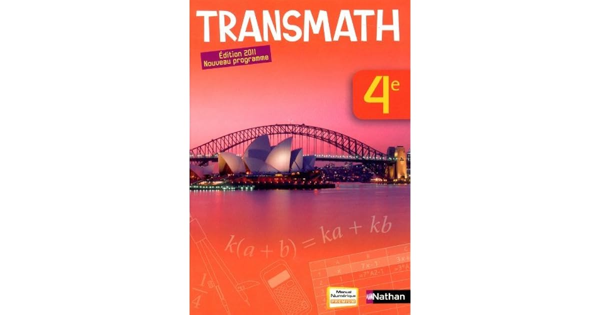 Transmath 4e by Joël Malaval