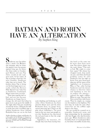 Batman and Robin have an Altercation