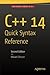 C++ 14 Quick Syntax Reference