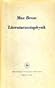 Literaturmetaphysik by Max Bense
