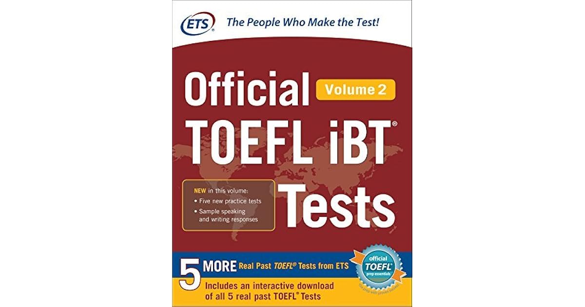 Official Toefl Ibt Tests Volume 2 By Educational Testing Service