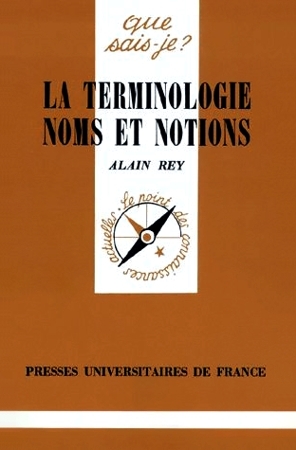 La terminologie : noms et notions (Mass Market Paperback)