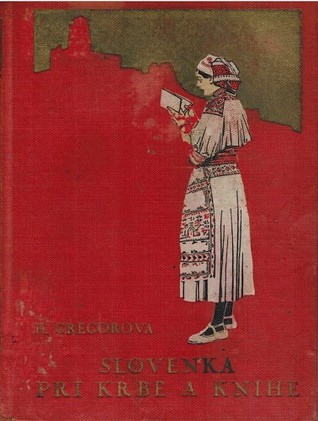 Slovenka pri krbe a knihe