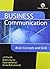 Business Communication: Basic Concepts and Skills