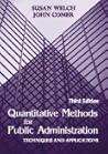 Quantitative Methods for Public Administration: Techniques and Applications