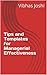 Tips and Templates for Managerial Effectiveness