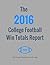 The 2016 College Football Win Totals Report by Ed Feng