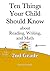 Ten Things Your Child Should Know: 2nd Grade