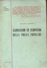 Nazionalismo ed europeismo della poesia popolare