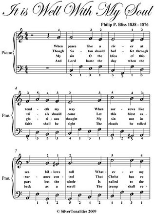 It is Well With My Soul Easy Piano Sheet Music (Kindle Edition)