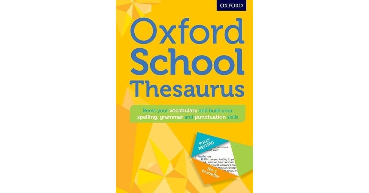 Oxford School Thesaurus by Oxford University Press