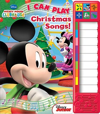 Disney Mickey Mouse - I Can Play Christmas Songs Sound Book with Built-In Keyboard - PI Kids (Board Book)