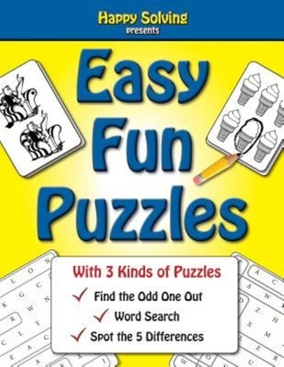 Easy, Fun Puzzles: Word Search, Find the Odd One Out and Spot the Differences