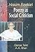 Nissim Ezekiel: Poetry as Social Criticism