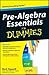 Pre-Algebra Essentials for Dummies