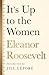 It's Up to the Women